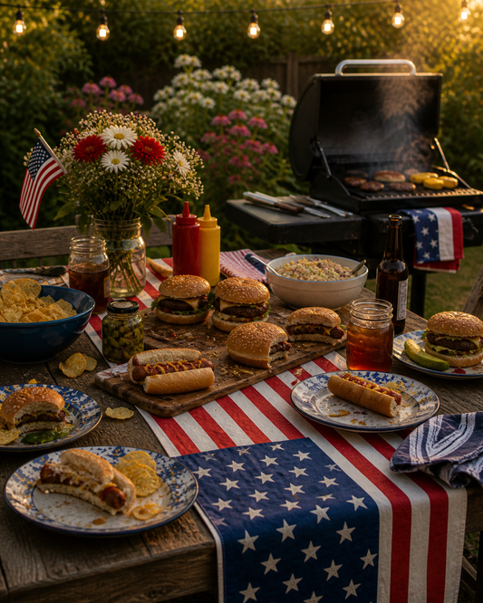 American Flag Table Runner