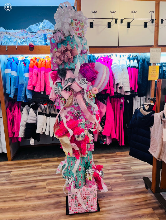 Pink Christmas Tower