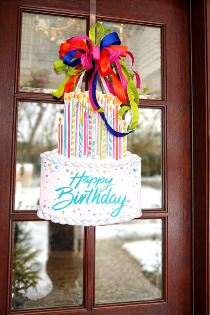 Birthday Cake Door Hanger