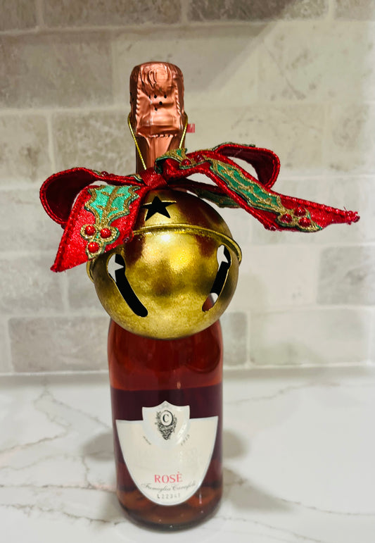 Gold Holly Bell