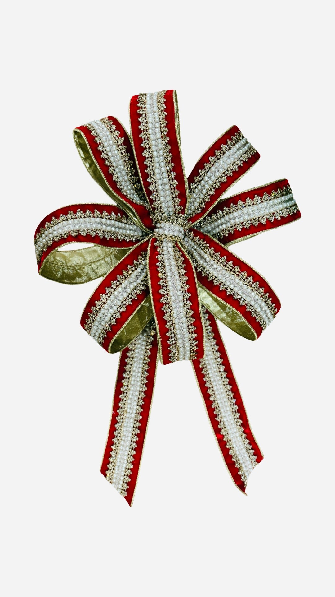Christmas Red Luxe Bow