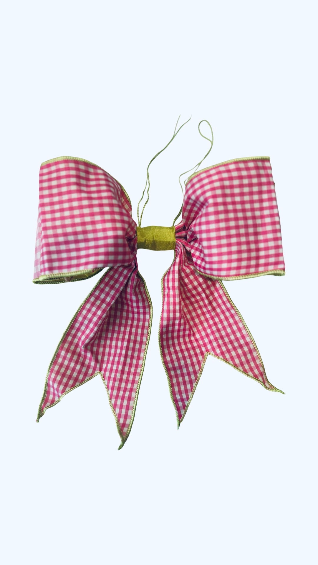 Pink Gingham Bows