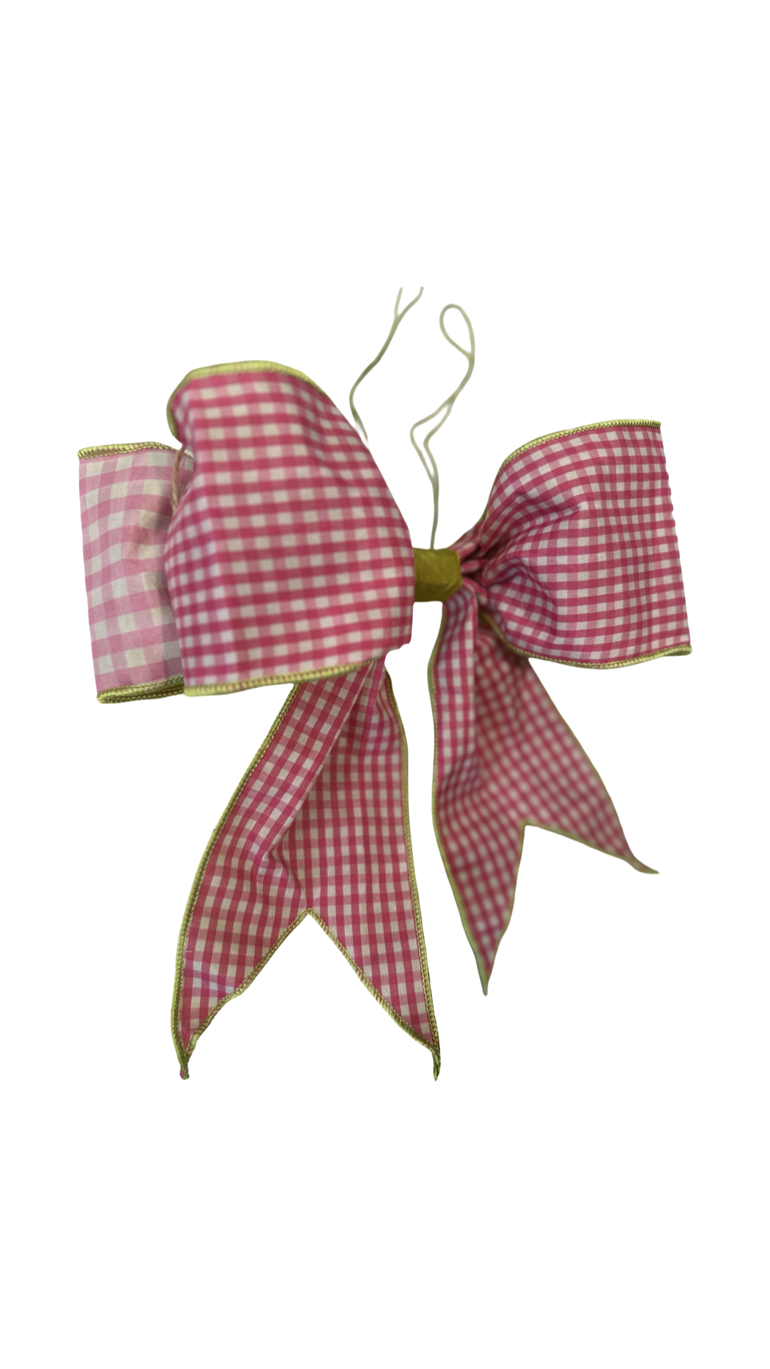 Pink Gingham Bows