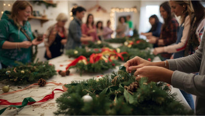 Wreath Making & Wine Tasting at Terra Whitman