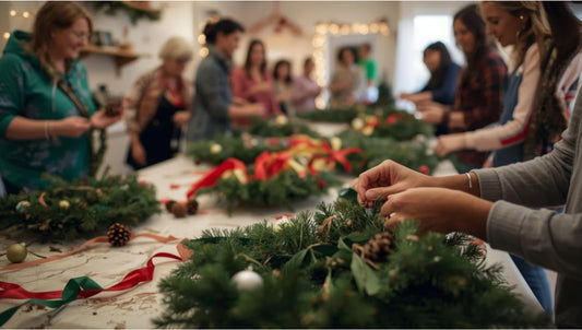 Wreath Making & Wine Tasting Class